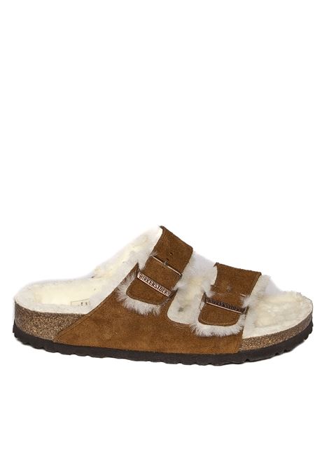 sandalo Arizona shearling thyme  BIRKENSTOCK | ARIZONA SHEARLING1025687-THYME